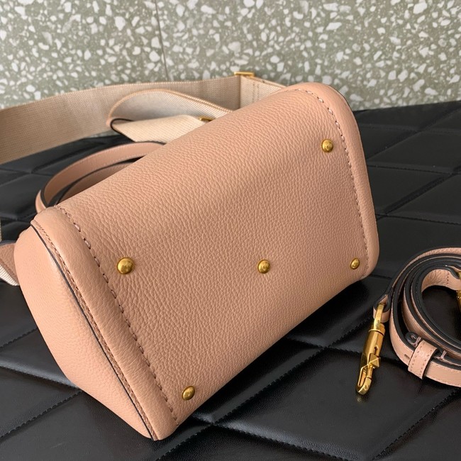 VALENTINO Alltime small grain calfskin bag B0Q26 pink