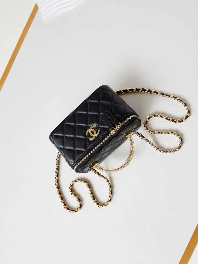 CHANEL MINI CLUTCH WITH CHAIN AP3820 black