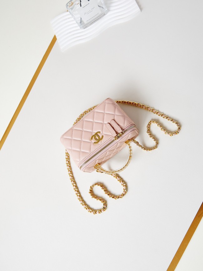 CHANEL MINI CLUTCH WITH CHAIN AP3820 light pink