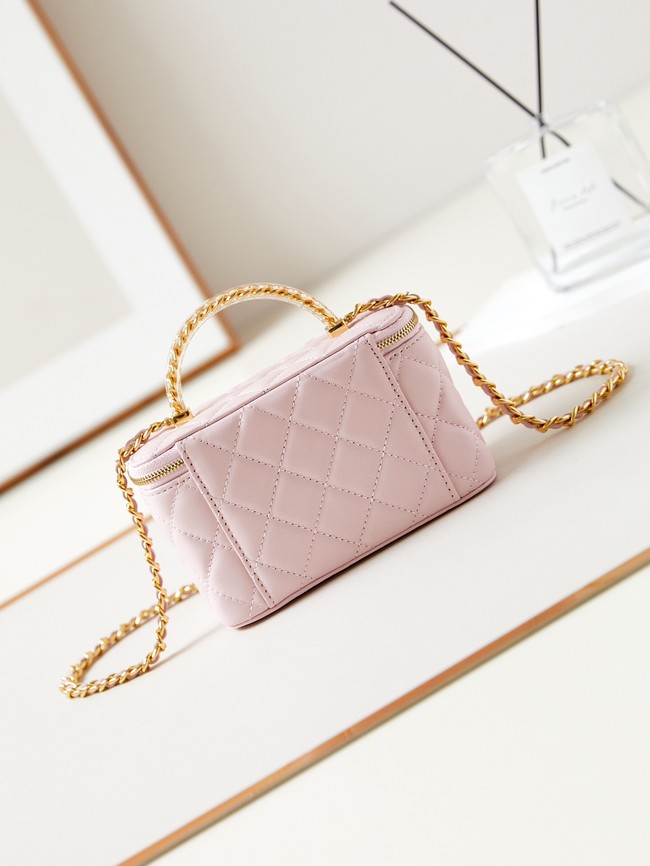 CHANEL MINI CLUTCH WITH TOP HANDLE AP3820 pink