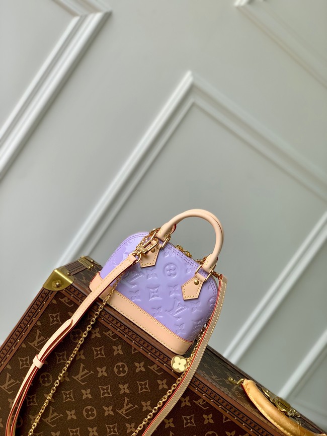 Louis Vuitton Nano Alma M82974 Glossy Lilac