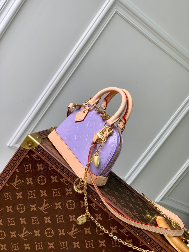 Louis Vuitton Nano Alma M82974 Glossy Lilac