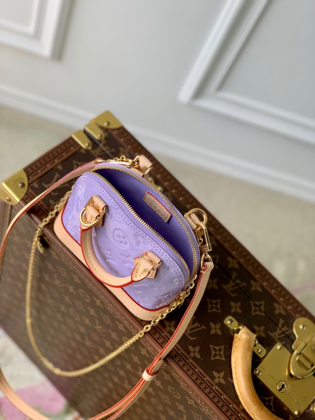 Louis Vuitton Nano Alma M82974 Glossy Lilac