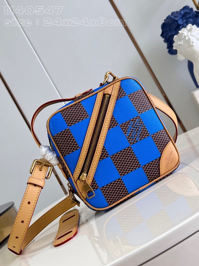 Louis Vuitton Chess Messenger N40547 Blue