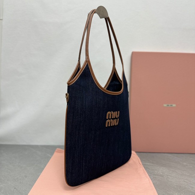 MIUMIU IN denim Shoulder Bags 5BG231 Blue