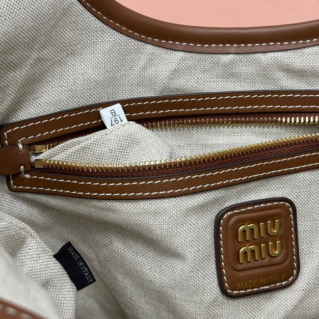 MIUMIU IN canvas&Leather Shoulder Bags 5BG231