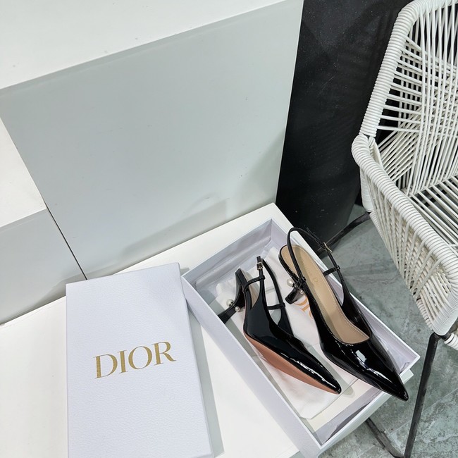 Dior Tribales Slingback Pump Patent Calfskin 11915-3