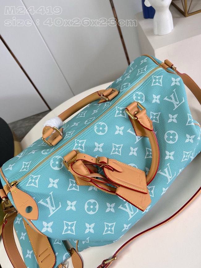 Louis Vuitton Speedy P9 Bandouliere 40 M24418 blue