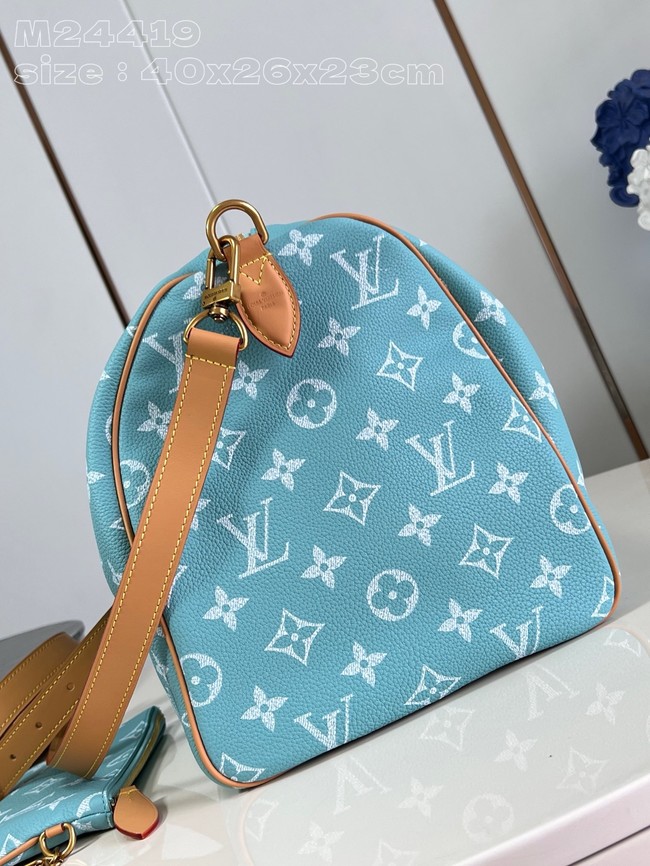 Louis Vuitton Speedy P9 Bandouliere 40 M24418 blue