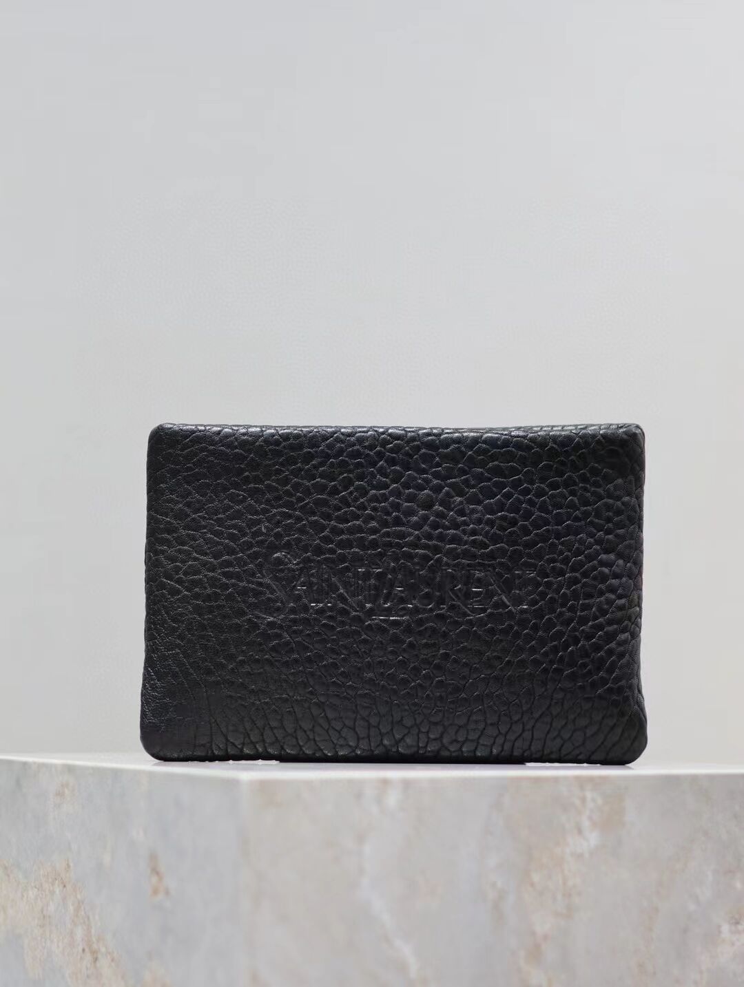 SAINT LAURENT CALYPSO SMALL POUCH IN LAMBSKIN 765025-1 black