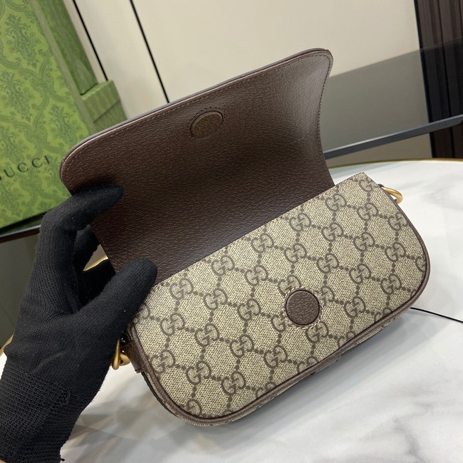 Gucci OPHIDIA SUPER MINI BAG 795466 brown