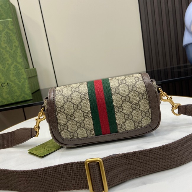 Gucci OPHIDIA SUPER MINI BAG 795466 brown