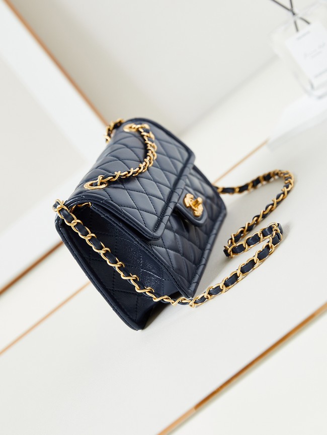 CHANEL FLAP BAG Lambskin AS4687 Royal Blue