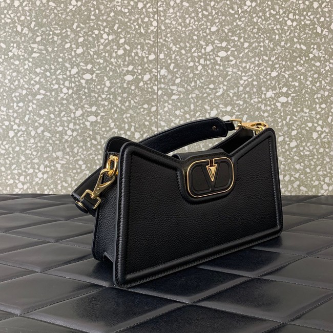 VALENTINO Mini VLOGO SIGNATURE calfskin bag 0119 black