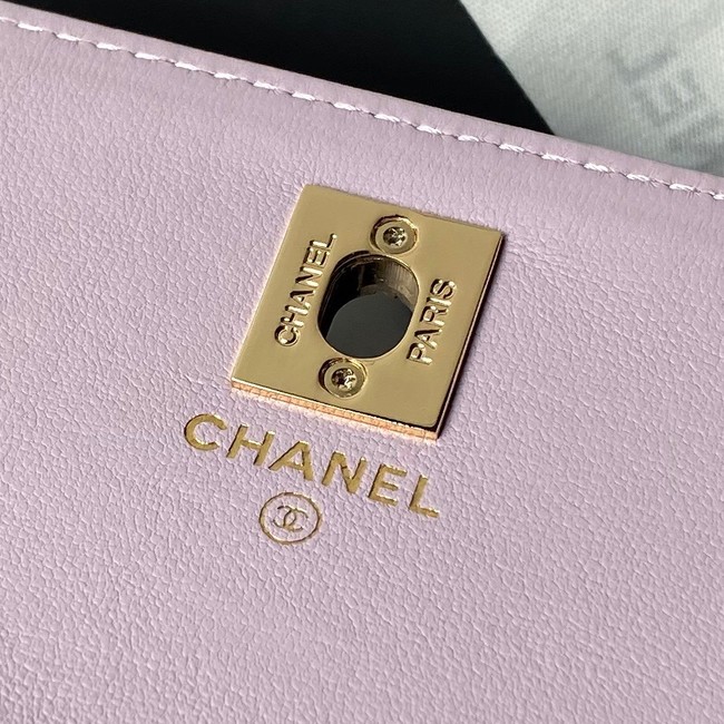 CHANEL CLUTCH WITH CHAIN AP3797 Lilac