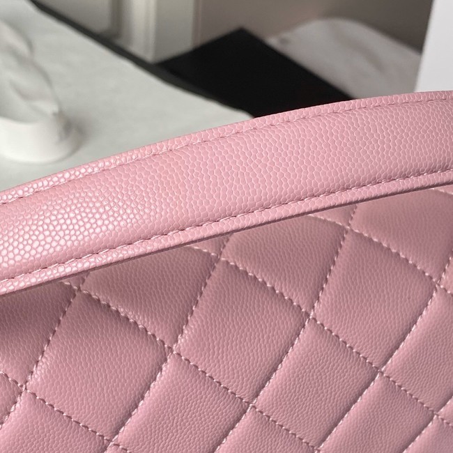 Chanel FLAP BAG WITH TOP HANDLE AS6261 pink