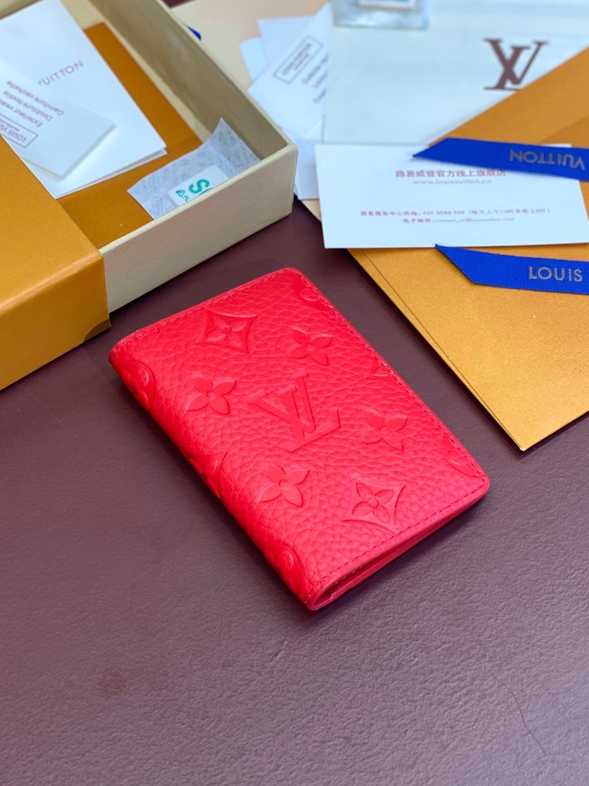 Louis Vuitton Pocket Organizer M83069 red