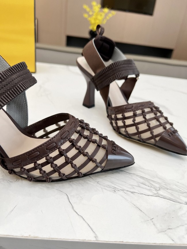 Fendi WOMENS SANDAL heel height 8.5CM 11961-2