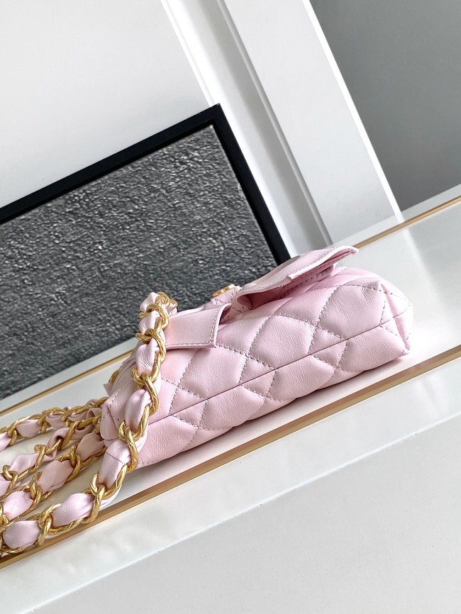 Chanel 24A  CLUTCH WITH CHAIN AP4028 pink