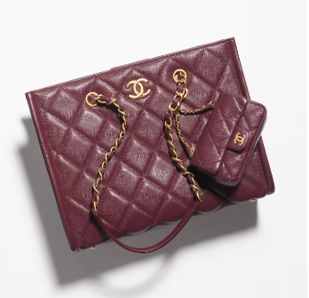 Chanel SMALL SHOPPING BAG AS4940 Dark Burgundy