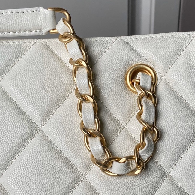 Chanel SMALL SHOPPING BAG AS4940 white