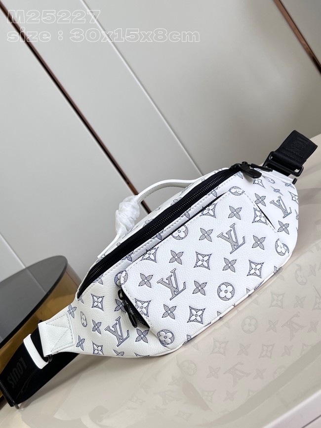 Louis Vuitton Rush Bumbag M25227 White&Navy Blue