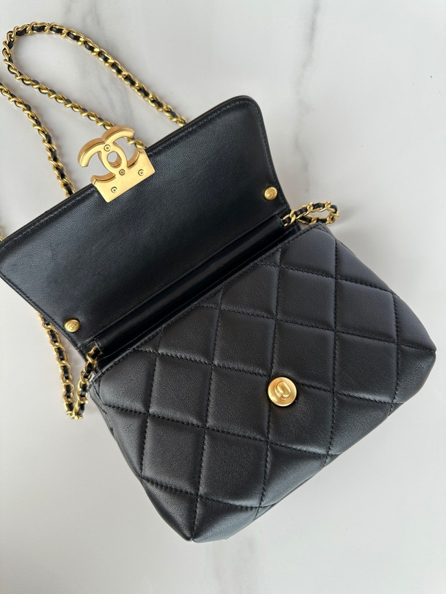 Chanel MINI FLAP BAG AS4986 black