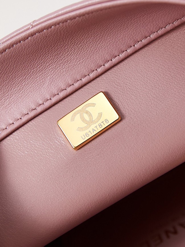 Chanel FLAP BAG AS5011 pink