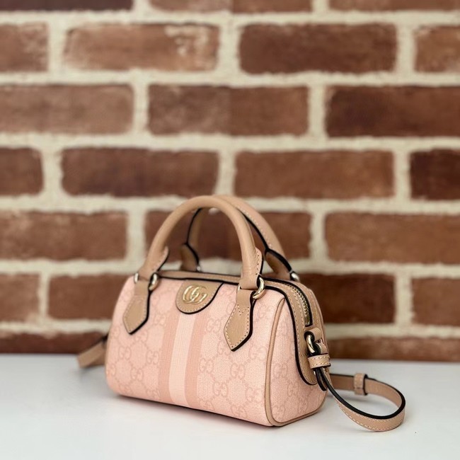 GUCCI OPHIDIA GG MINI TOP HANDLE BAG 772053 Dusty pink