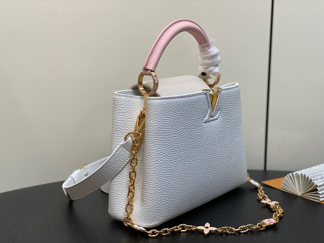 Louis Vuitton Capucines BB M52689 white