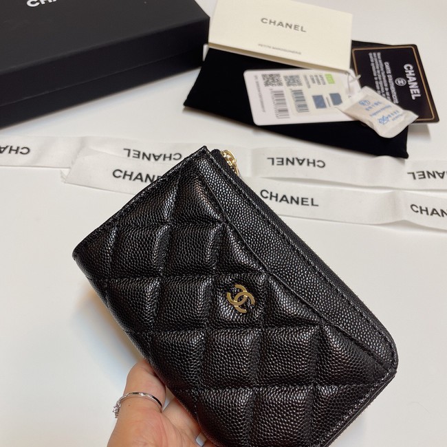 Chanel CLASSIC CARD HOLDER AP3179-1 BLACK