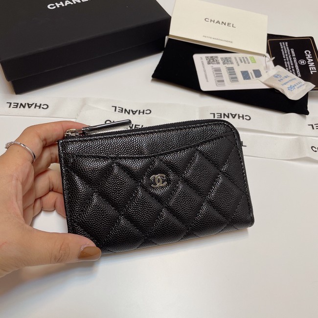 Chanel CLASSIC CARD HOLDER AP3179-2 BLACK