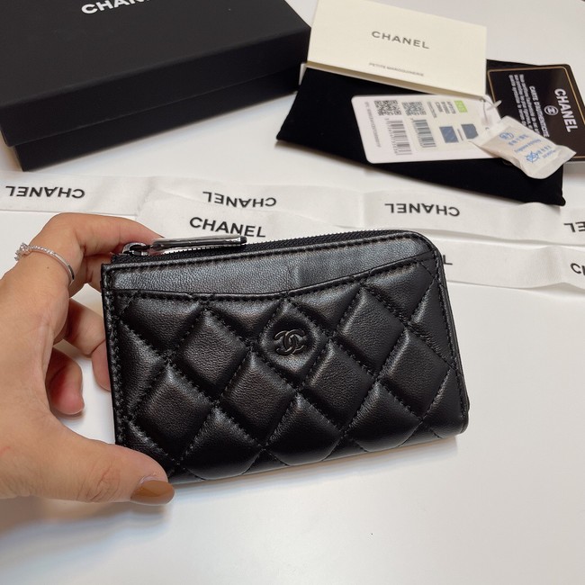 Chanel CLASSIC CARD HOLDER AP3179-6 BLACK