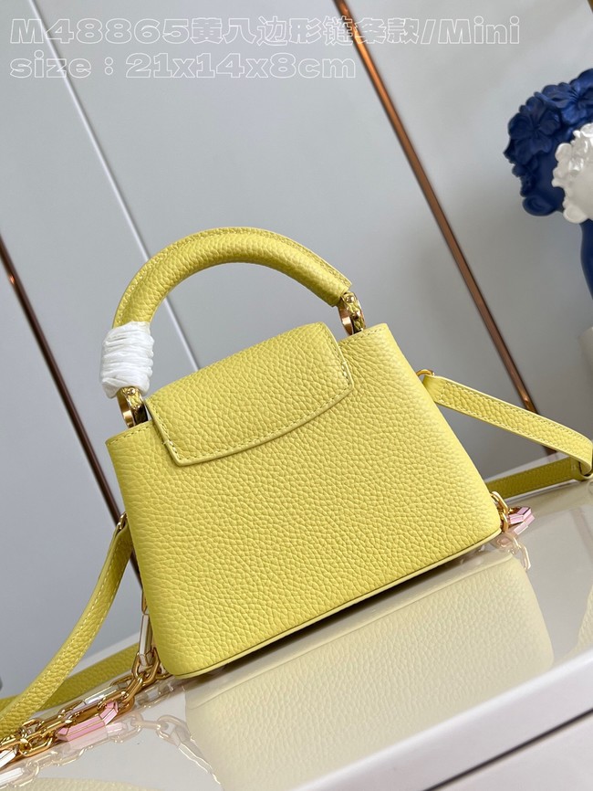 Louis Vuitton Capucines Mini M23456 yellow