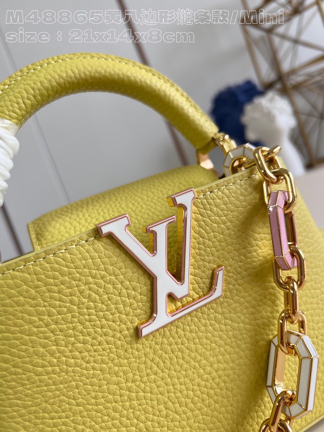 Louis Vuitton Capucines Mini M23456 yellow