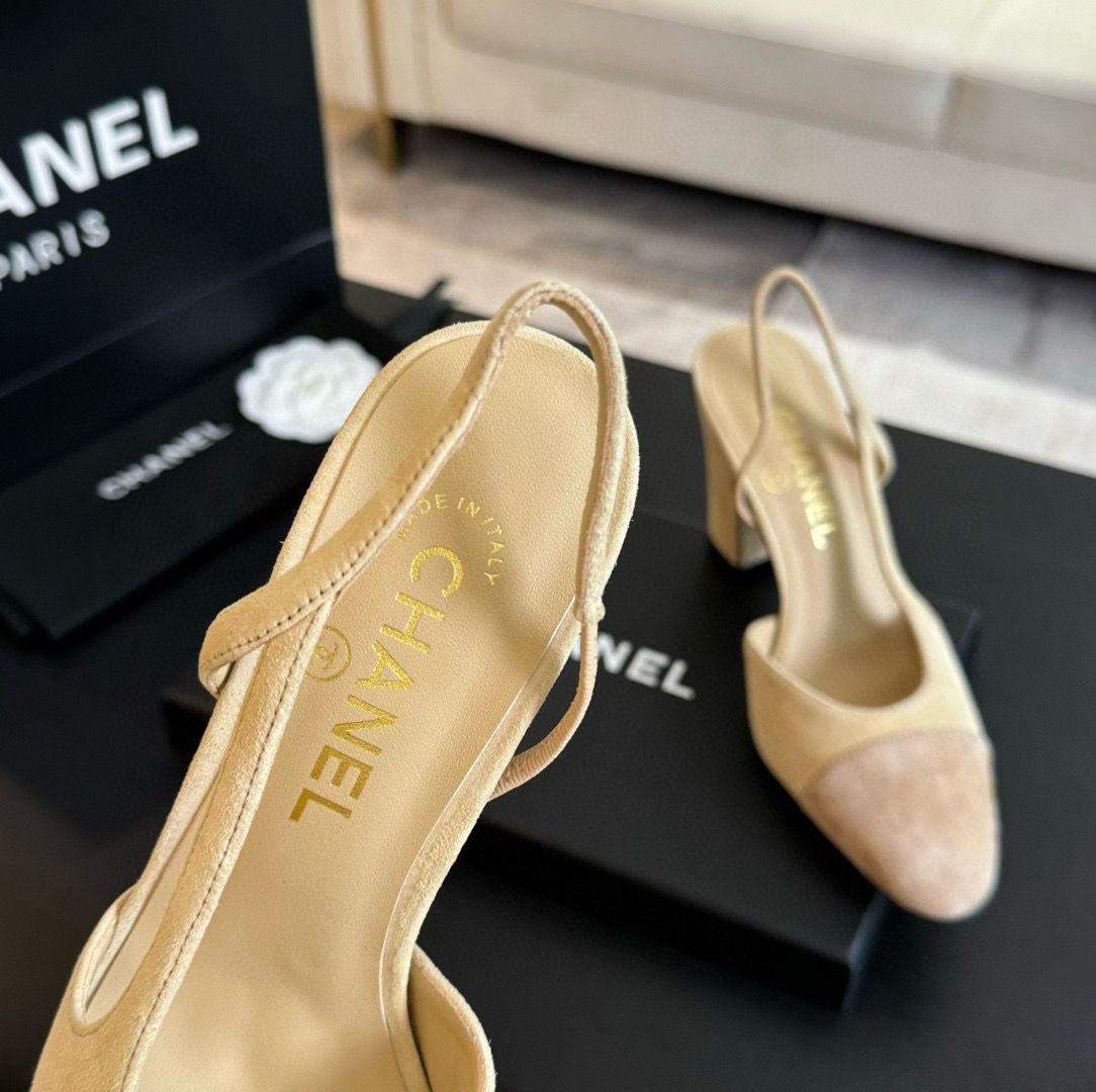 Chanel Sandal 95MM Hight Heels Shoes C50223 Lemon