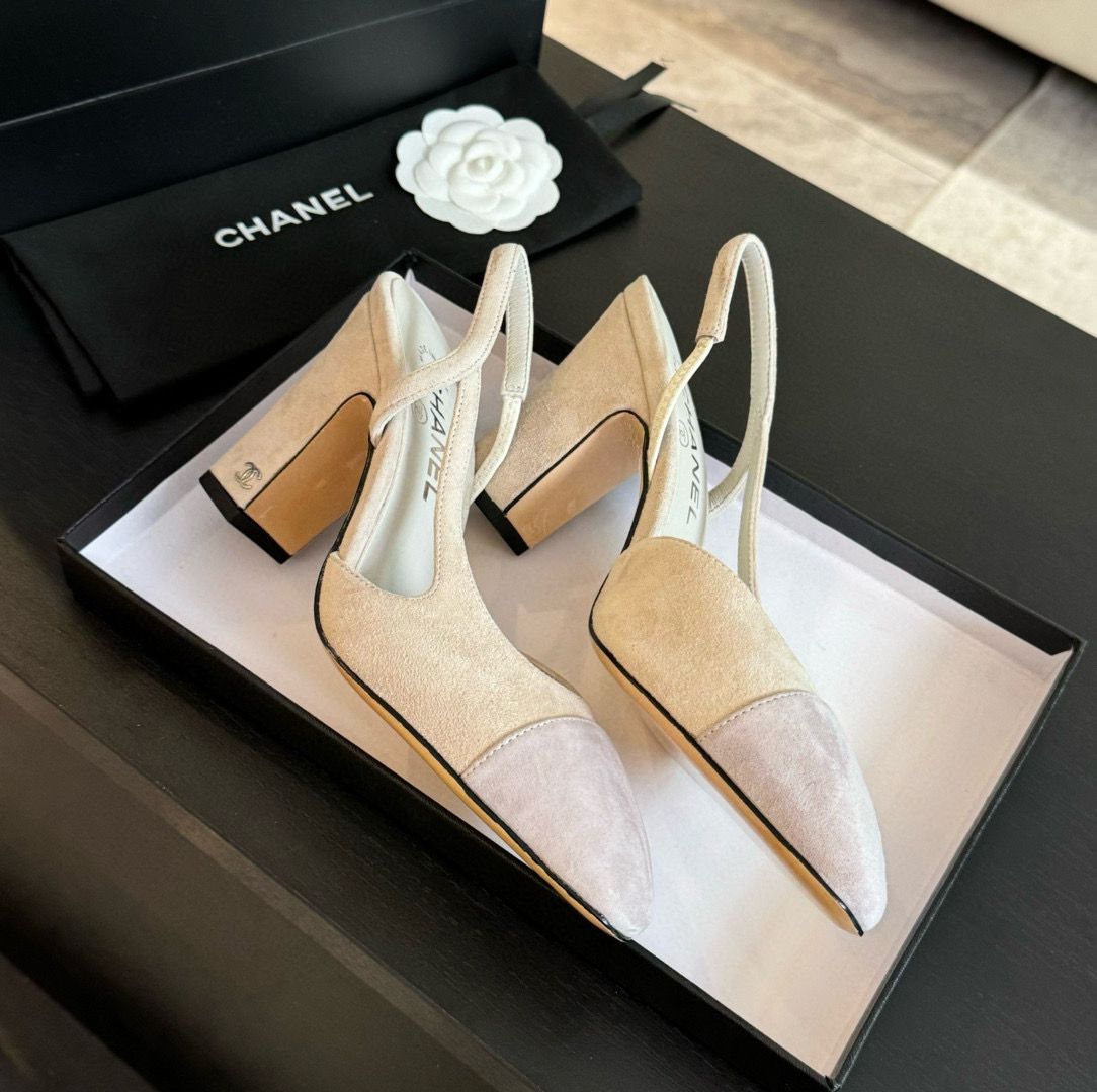 Chanel Sandal 95MM Hight Heels Shoes C50223 Light Gray