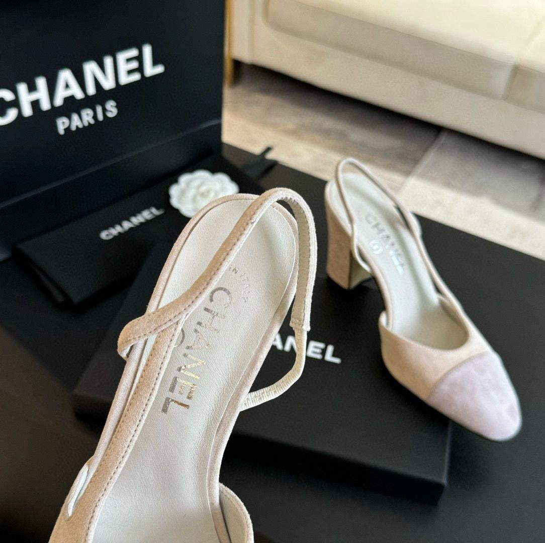 Chanel Sandal 95MM Hight Heels Shoes C50223 Light Gray