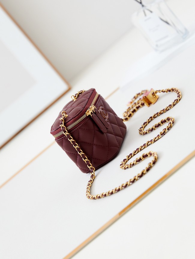 CHANEL CLUTCH WITH CHAIN AP3941 Dark Burgundy