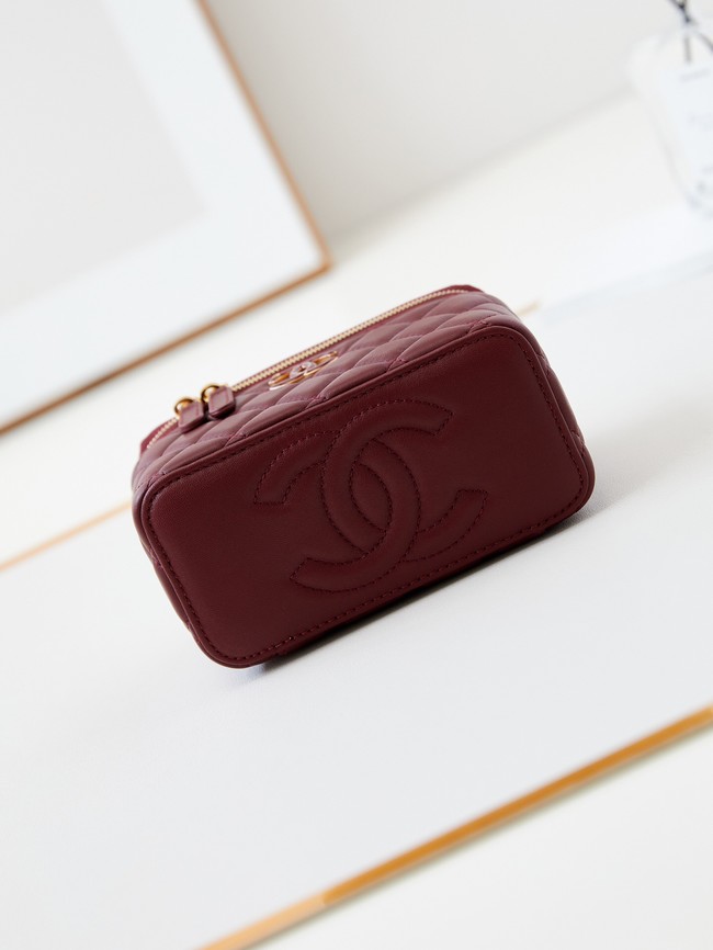 CHANEL MINI CLUTCH AP3940 Wine