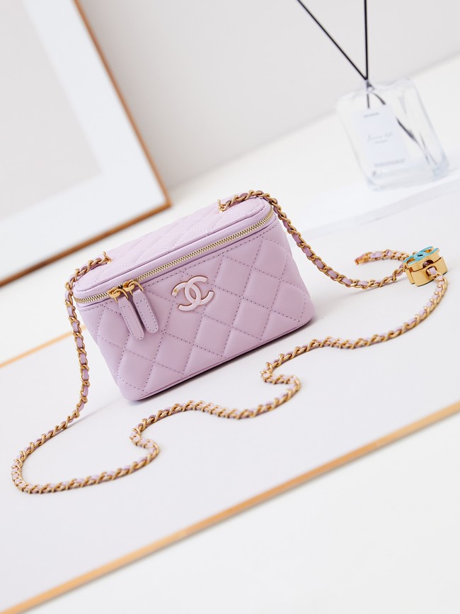 CHANEL MINI CLUTCH WITH TOP HANDLE AP3940 light pink