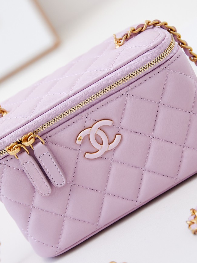 CHANEL MINI CLUTCH WITH TOP HANDLE AP3940 light pink