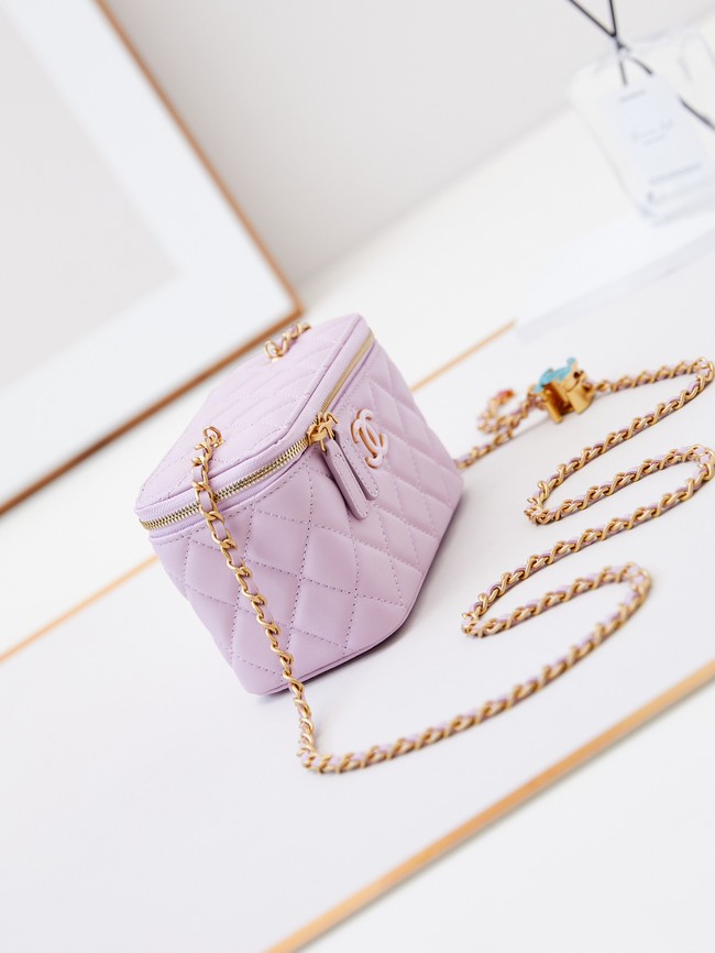 CHANEL MINI CLUTCH WITH TOP HANDLE AP3940 light pink