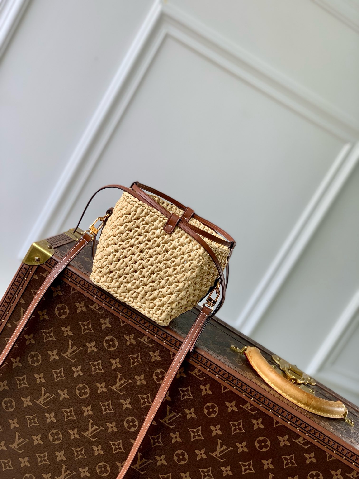 Louis Vuitton Noe NANO M83521 Natural&Tan