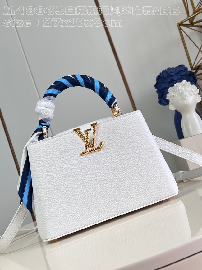 Louis Vuitton Capucines BB M94755 Snow