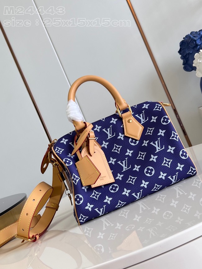 Louis Vuitton NEW Speedy P9 Bandouliere 25 M11561 Blue