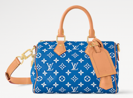 Louis Vuitton NEW Speedy P9 Bandouliere 25 M11561 Blue