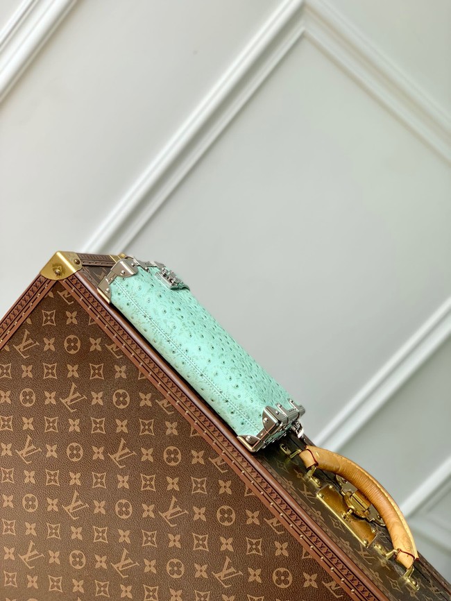 Louis Vuitton Slim Trunk Ostrich M25445 green