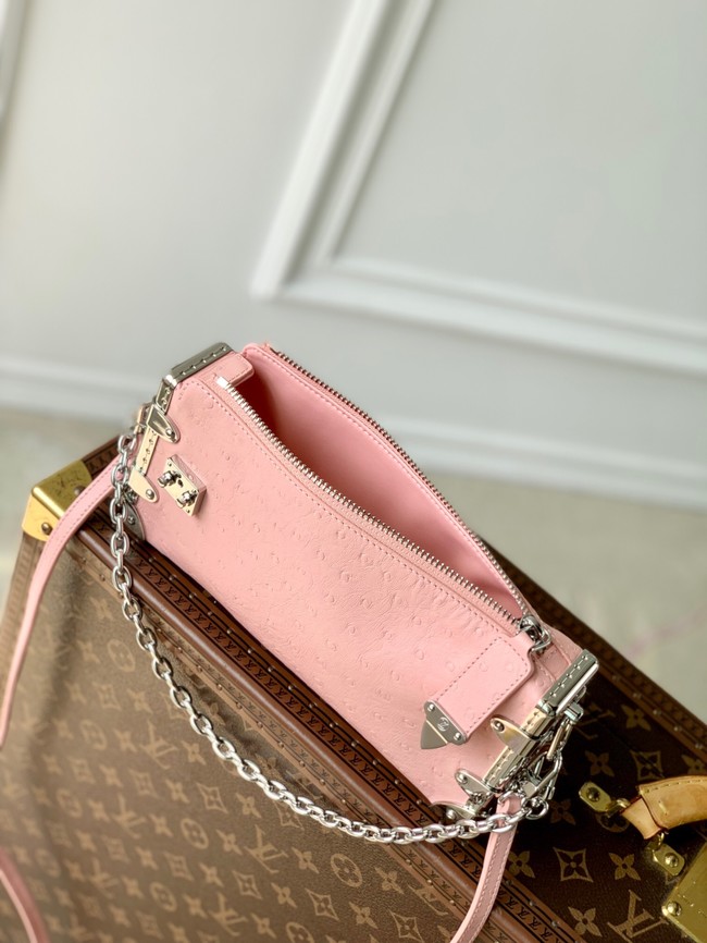 Louis Vuitton Slim Trunk Ostrich M25445 pink