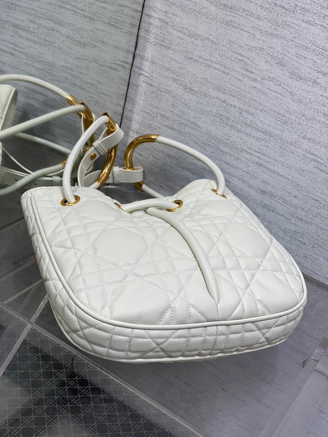 Dioriviera Medium Dior Nolita Bag Calfskin M2312UB white